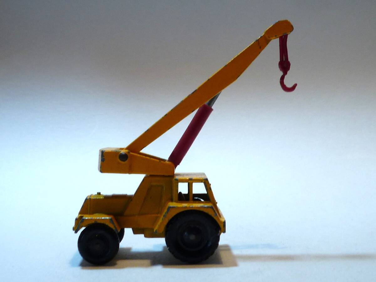 40528 MATCHBOX/マッチボックス LESNEY レズニー ＃11 TAYLOR JUMBO CRANE テイラー ジャンボ クレーン 英国製 当時物_画像8