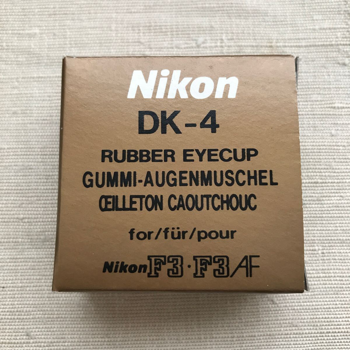 未使用品 Nikon ニコン RUBBER EYECUP ラバーアイカップ DK-4 F3 F3AF デッドストック _画像4