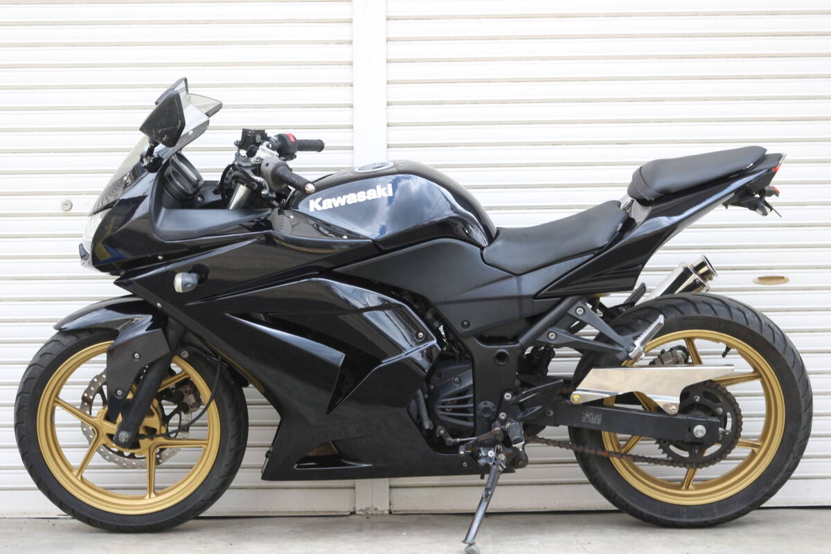 KAWASAKI NINJA ニンジャ 250R(EX250K)改 リアライズマフラー カスタム ブラック 綺麗 神奈川県 税込み 即決 追加画像あり_画像2