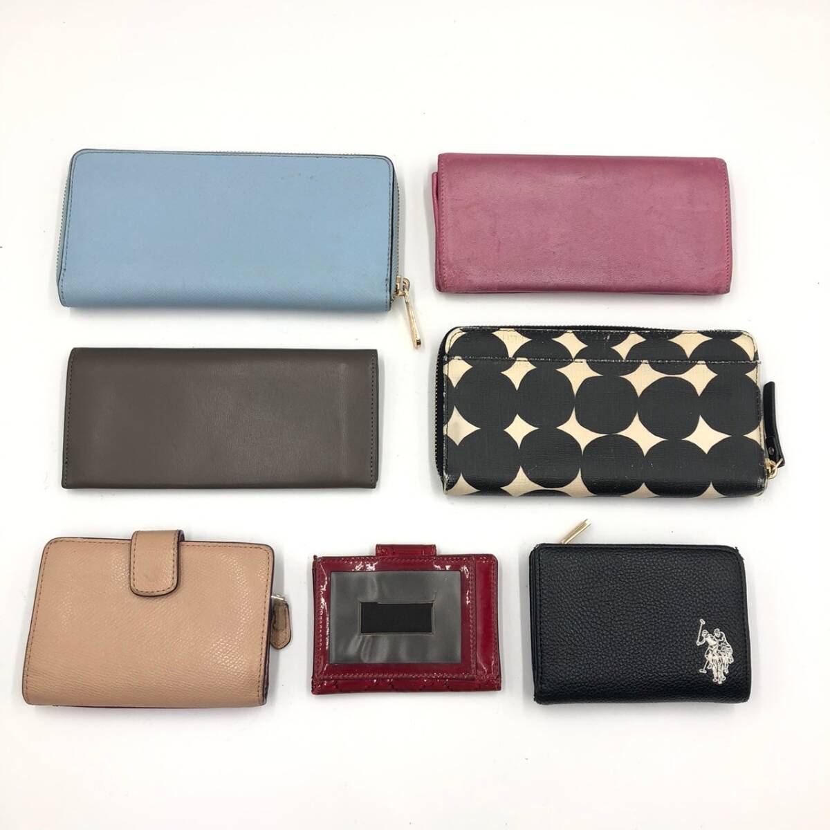 □ブランド品□財布&カードケース7点まとめ売り⑥GUCCI COACH MICHAEL KORS kate spade Vivienne Westwood 複数落札同梱OK B240222-6_画像2