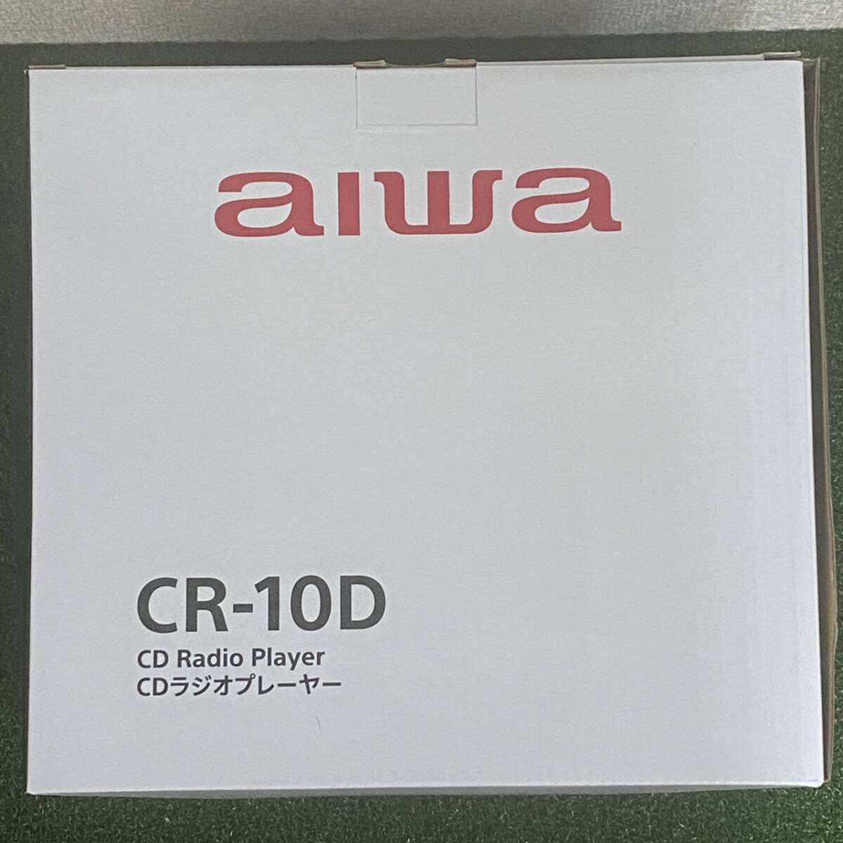 新品 未使用 aiwa アイワ CDラジオプレイヤー CR-10D ゴールド ラジオ CD の画像1