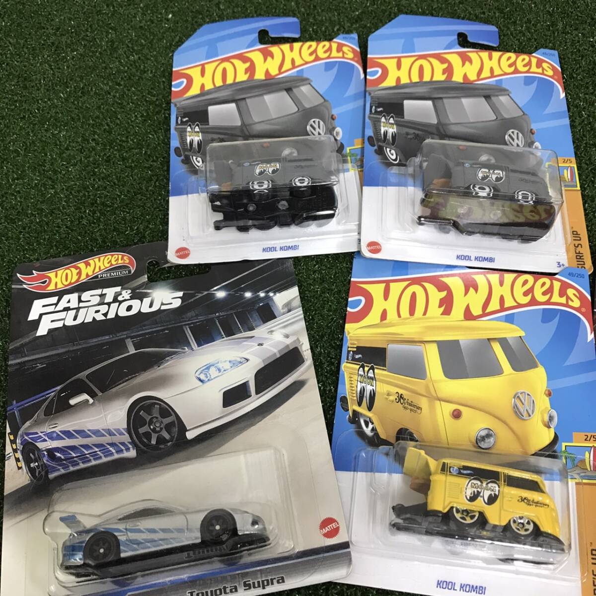 新品 未開封 Hot Wheels KOOL KOMBI Toyota Supra NISSAN SILVIA ミニカー ５点 まとめ セット_画像2