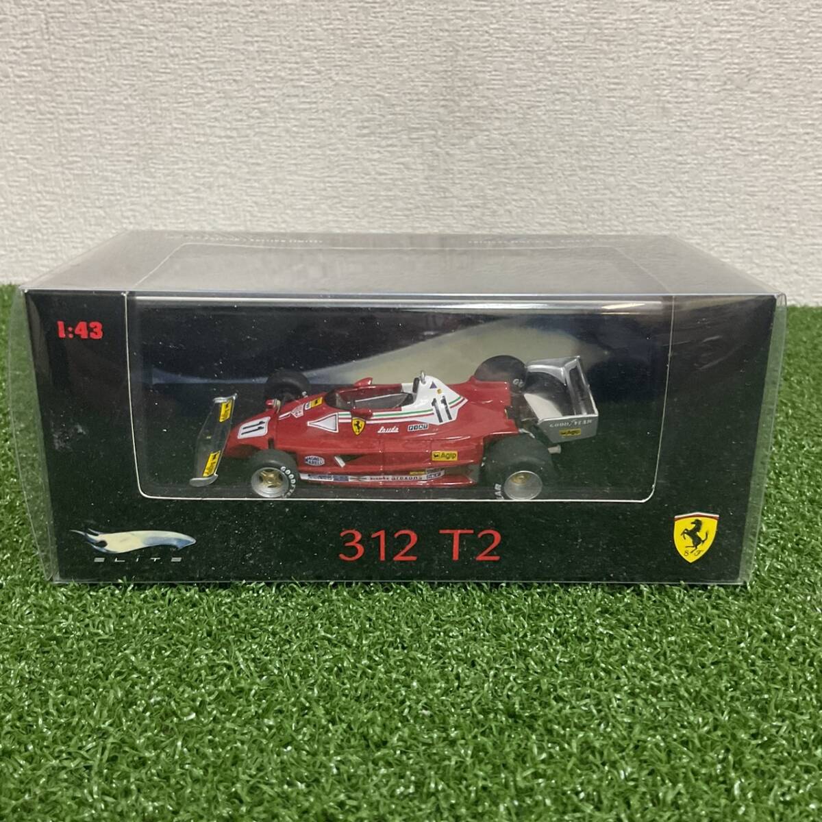新品 未開封 Hot Wheels ホット ウィール エリート 1/43 Ferrari フェラーリ 312T2 1977年 №11 ニキ・ラウダの画像1