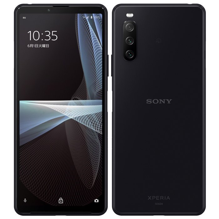 Xperia 10 III 5G ファイブジー SOG04 128GB 有機EL 4K撮影 大容量バッテリー 長寿命 特典付 au版 SIMロック解除済 ax103bk-a5y9_画像1