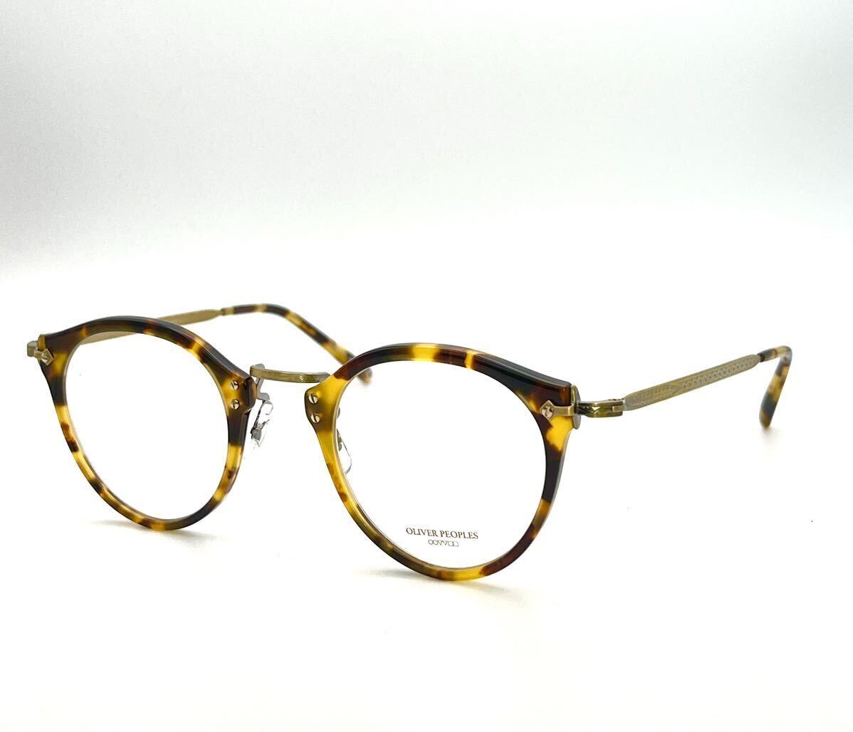 【新品】希少　オリバーピープルズ505 DTB LimitedEdition雅　完売品　Oliver Peoples オプテックジャパン期　おしゃれメガネ　伊達眼鏡_画像2