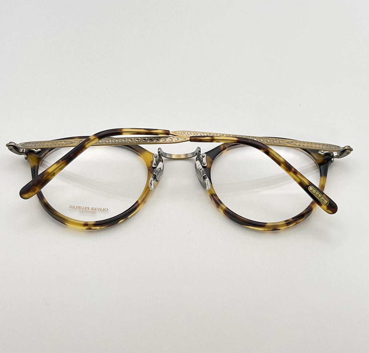 【新品】希少　オリバーピープルズ505 DTB LimitedEdition雅　完売品　Oliver Peoples オプテックジャパン期　おしゃれメガネ　伊達眼鏡_画像10