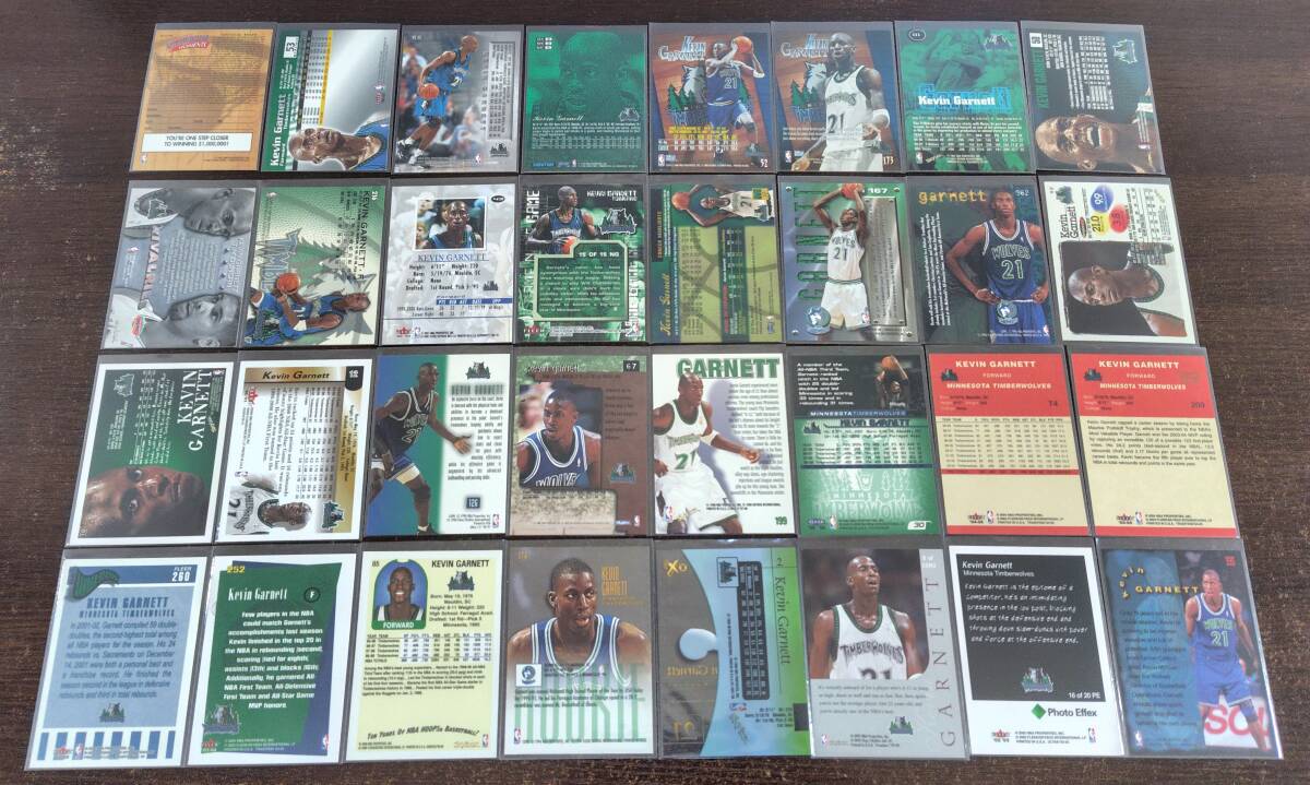 【 NBA Fleer Skybox Basketball 】 Kevin Garnett 32枚セット まとめ売り ※商品説明必読願います_画像2