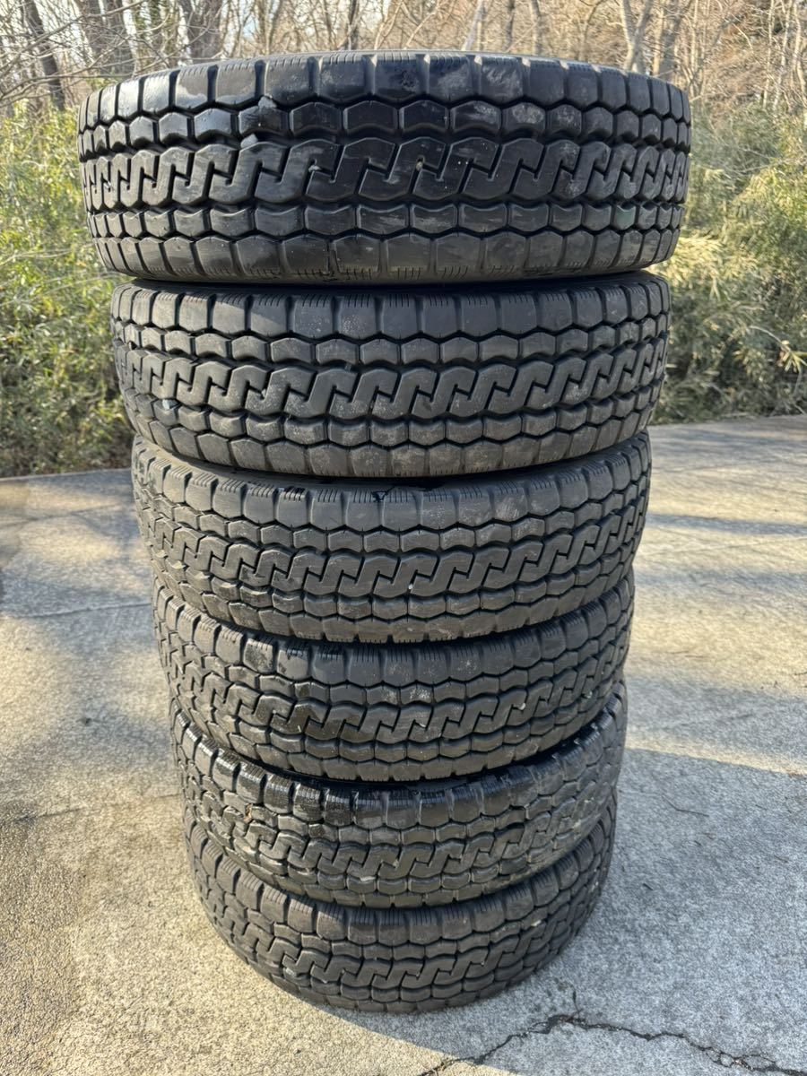 195/75R15 DURAVIS M804 MIX ミックス　ブリヂストン 6本セット　ダイナエルフキャンターデュトロ_画像1