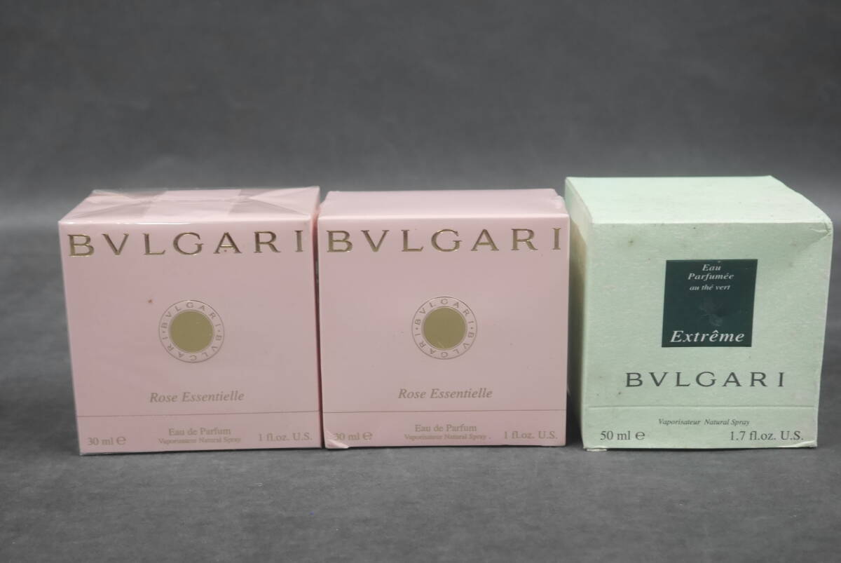 137 BVLGARI ブルガリ Extreme オ・パフメエクストレーム Rose Essentielle ローズエッセンシャル オールドパルファム 未使用_画像1