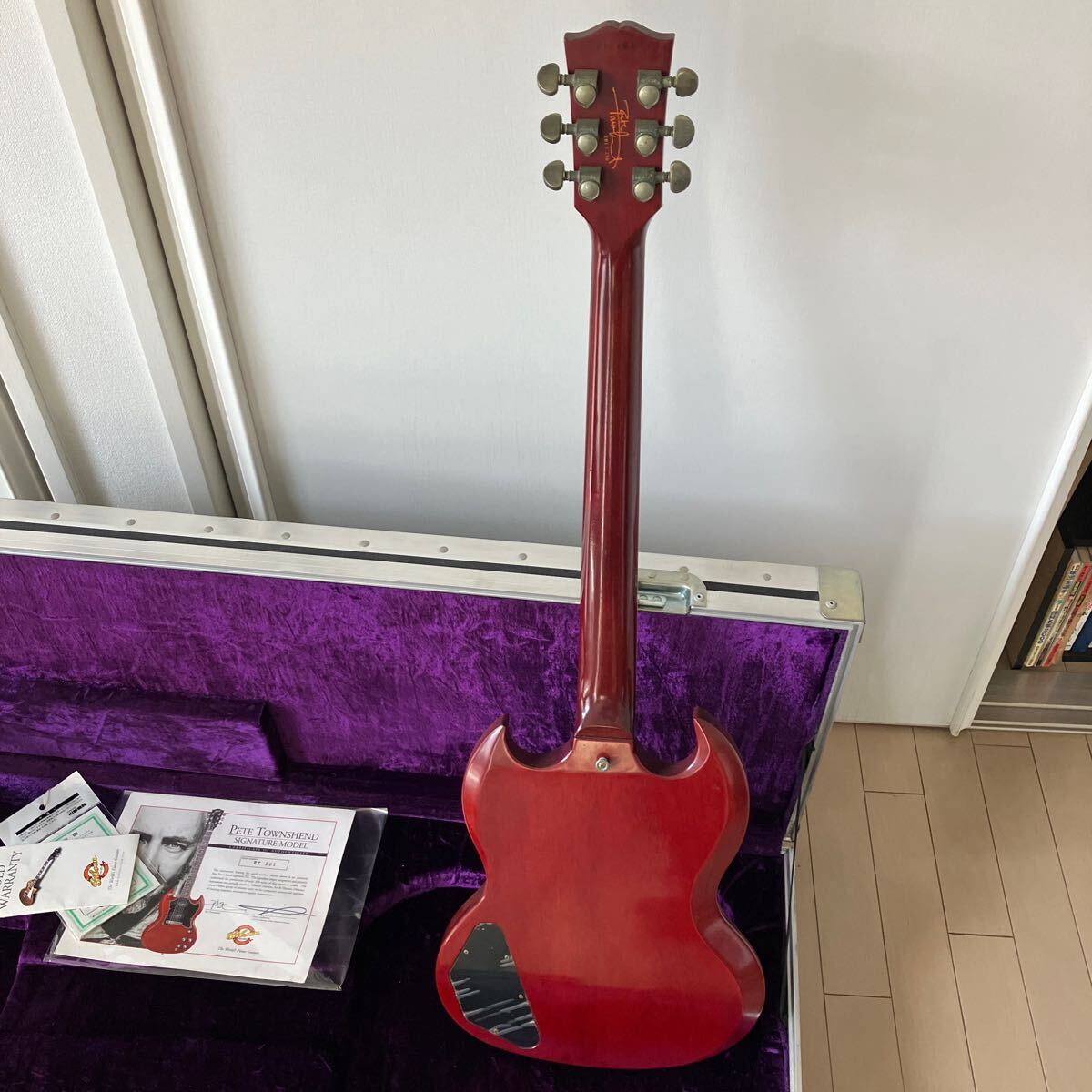 Gibson Custom Shop Pete Townshend SG Special 2000年製 世界限定250本 the who 山野楽器保証書_画像5