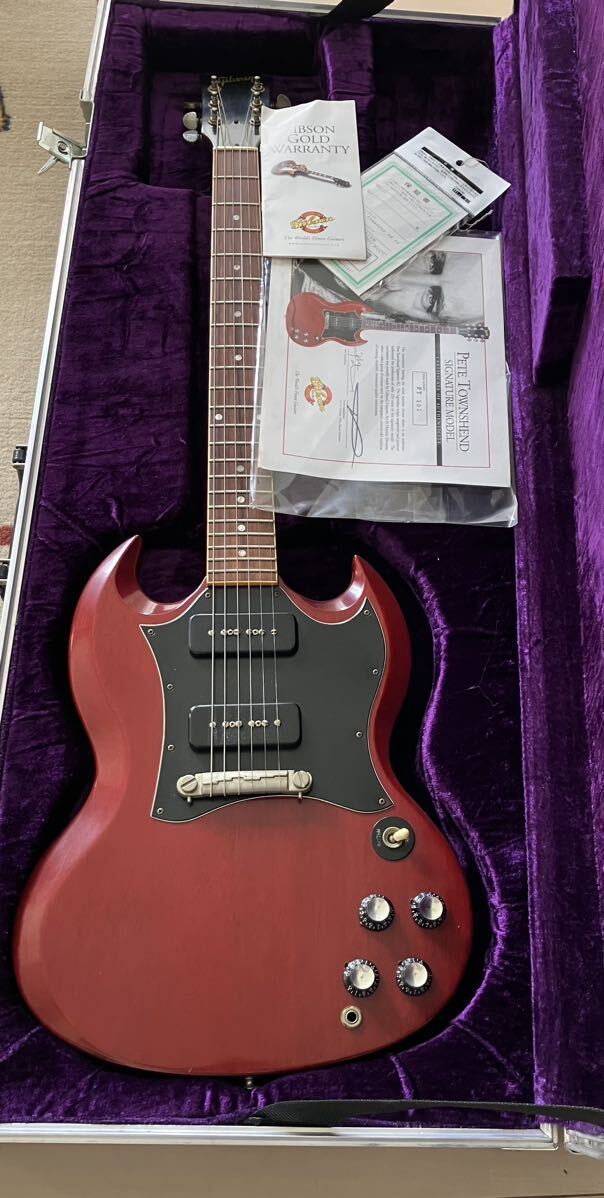 Gibson Custom Shop Pete Townshend SG Special 2000年製 世界限定250本 the who 山野楽器保証書_画像1