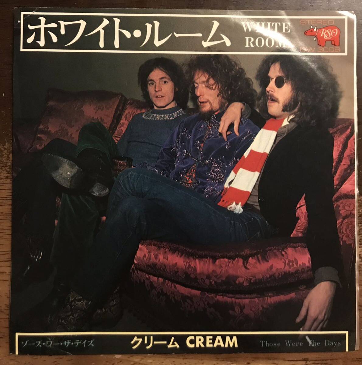 ■CREAM / ERIC CLAPTON ■White Room /w ThoseWhere The Days ■7” / 7inch Single / 45rpm / RSO / クリーム / エリック・クラプトン /_画像1