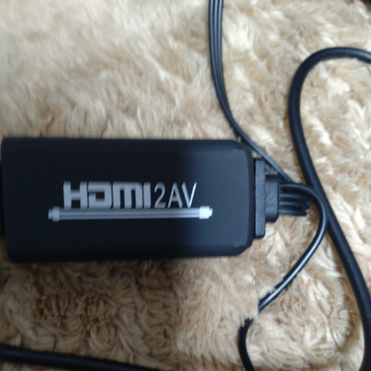 Iseebiz HDMIをコンポジットへ変換 HDMI-AV変換アダプター 車載用対応 HDMI to RCA/AV/コンポジット_画像2
