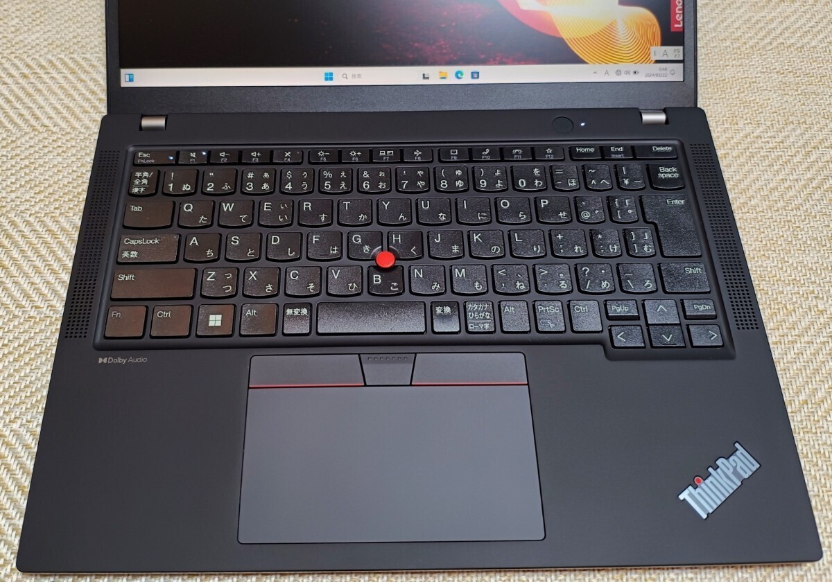 超美品・保証約2年半 ThinkPad X13 Gen4　第13世代Core/i5/1335U/メモリ/16GB/新品/1TB/SSD/NVMe/IPS/WUXGA/13.3インチ/Win11 Pro_画像3