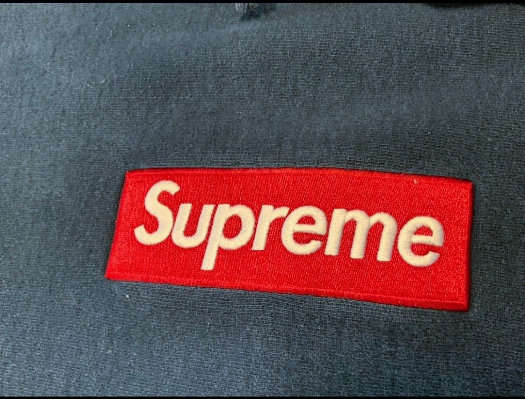 Supreme シュプリーム ボックスロゴ パーカー ネイビー 正規品 Supreme シュプリーム ボックスロゴ パーカー ネイビー 正規品