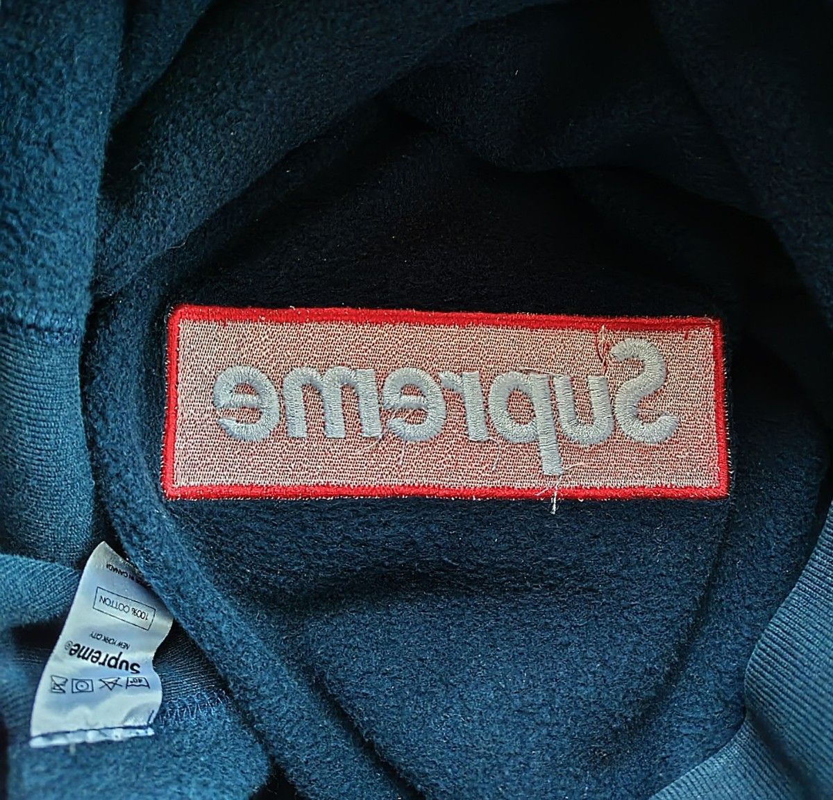 Supreme シュプリーム ボックスロゴ パーカー ネイビー 正規品 Supreme シュプリーム ボックスロゴ パーカー ネイビー 正規品