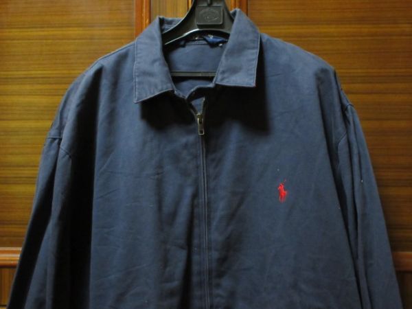 レア RALPH LAUREN タグ USA 古着 90s ビンテージ スイングトップ ■ ラルフローレン フライト ジャケット アメリカ ポニー_画像2