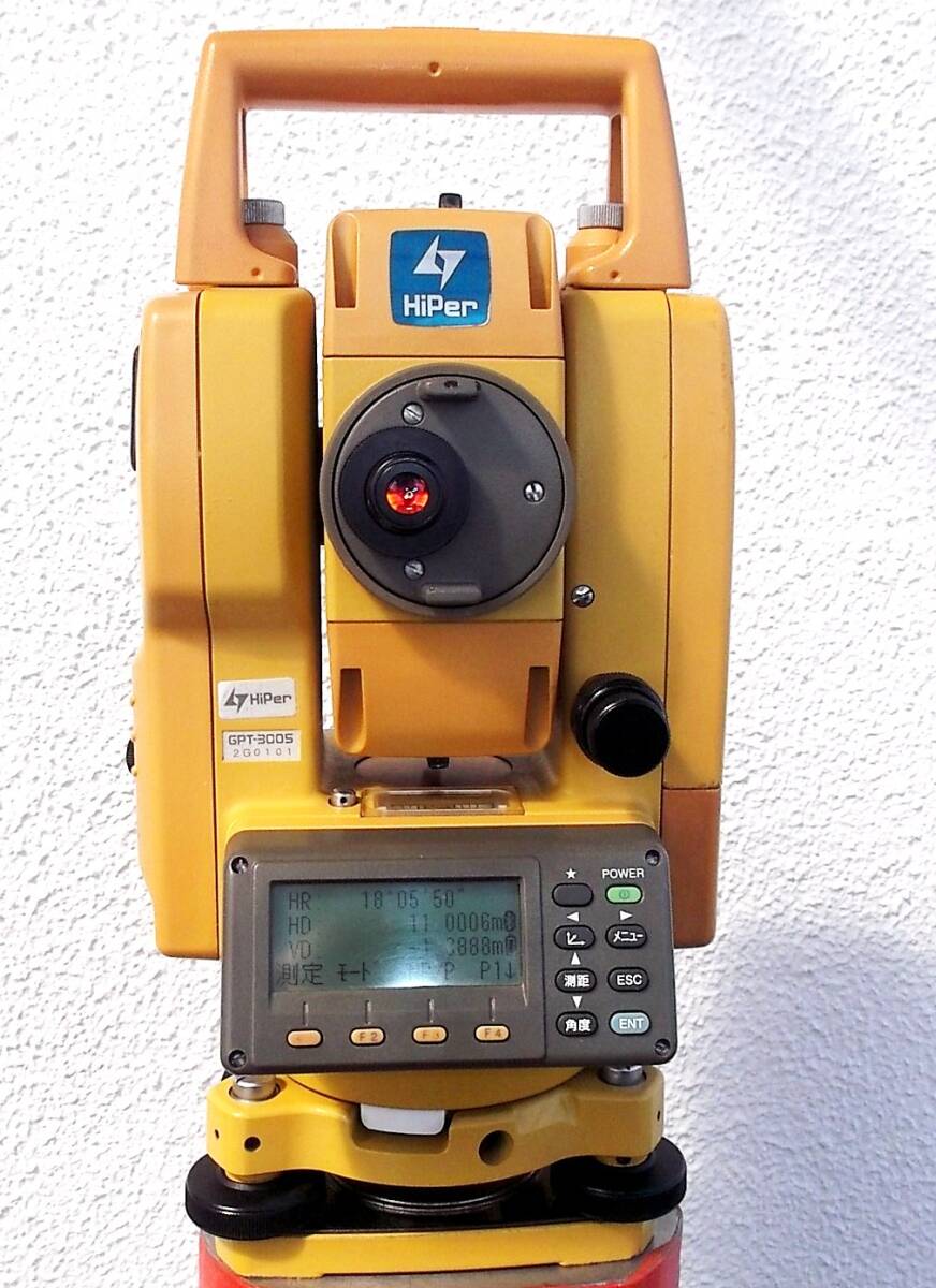 訳あり品 TOPCONノンプリズム GPT-3005Hiper 2級Aトータルステーション(24'3-1) _画像4