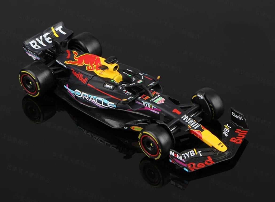  BBurago 1/43 Red Bull F1 team RB19 Max feru start  pen Miami GP limitation color Max Verstappen 2023 minicar 