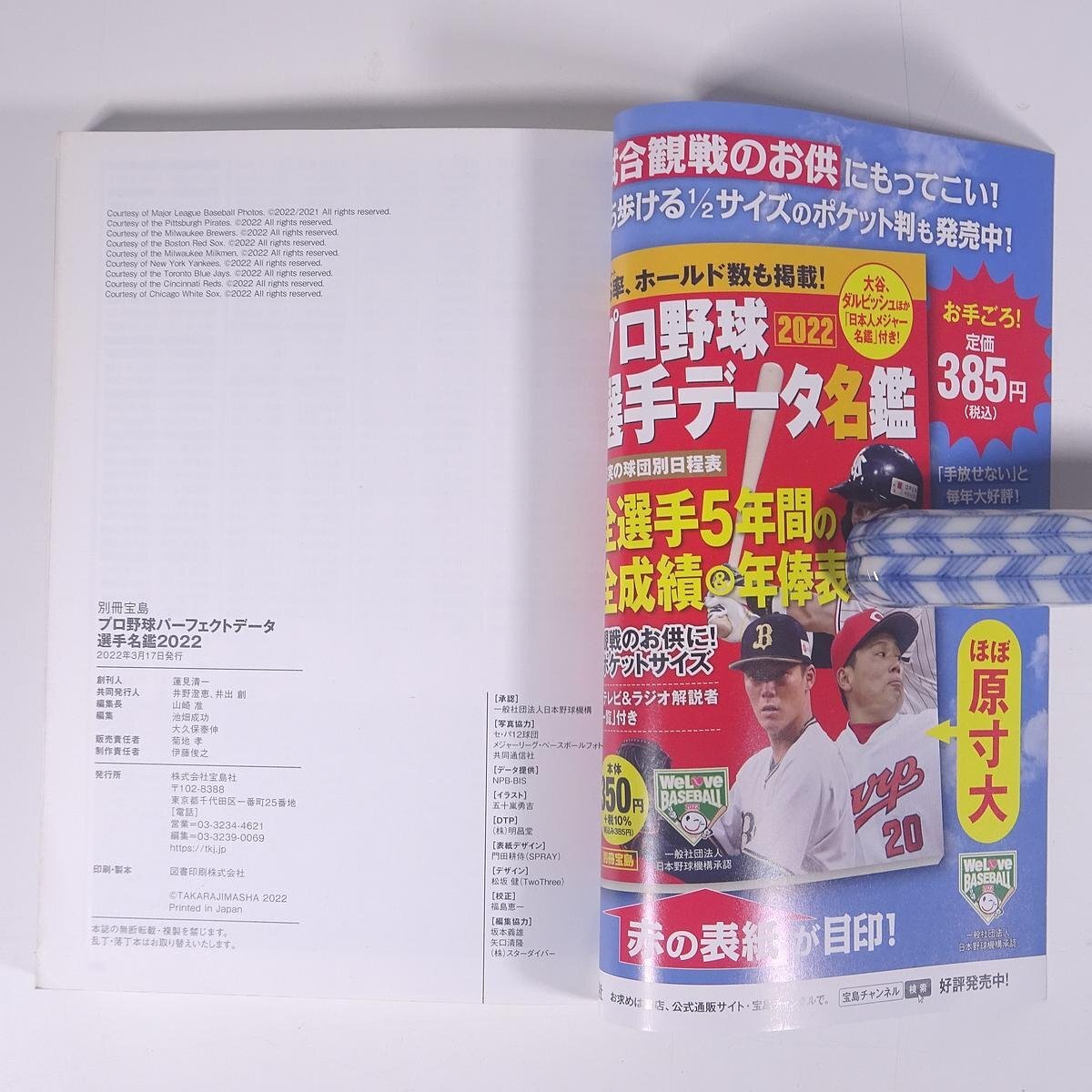 プロ野球パーフェクトデータ選手名鑑 2022 別冊宝島 宝島社 2022 単行本 プロ野球 選手名鑑_画像10