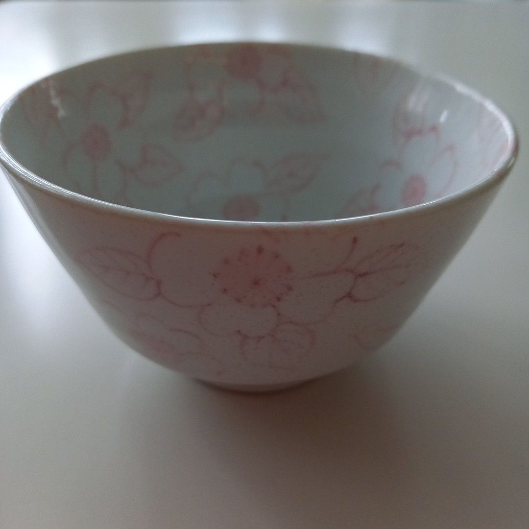 桜模様　たち吉　春　茶碗　飯碗