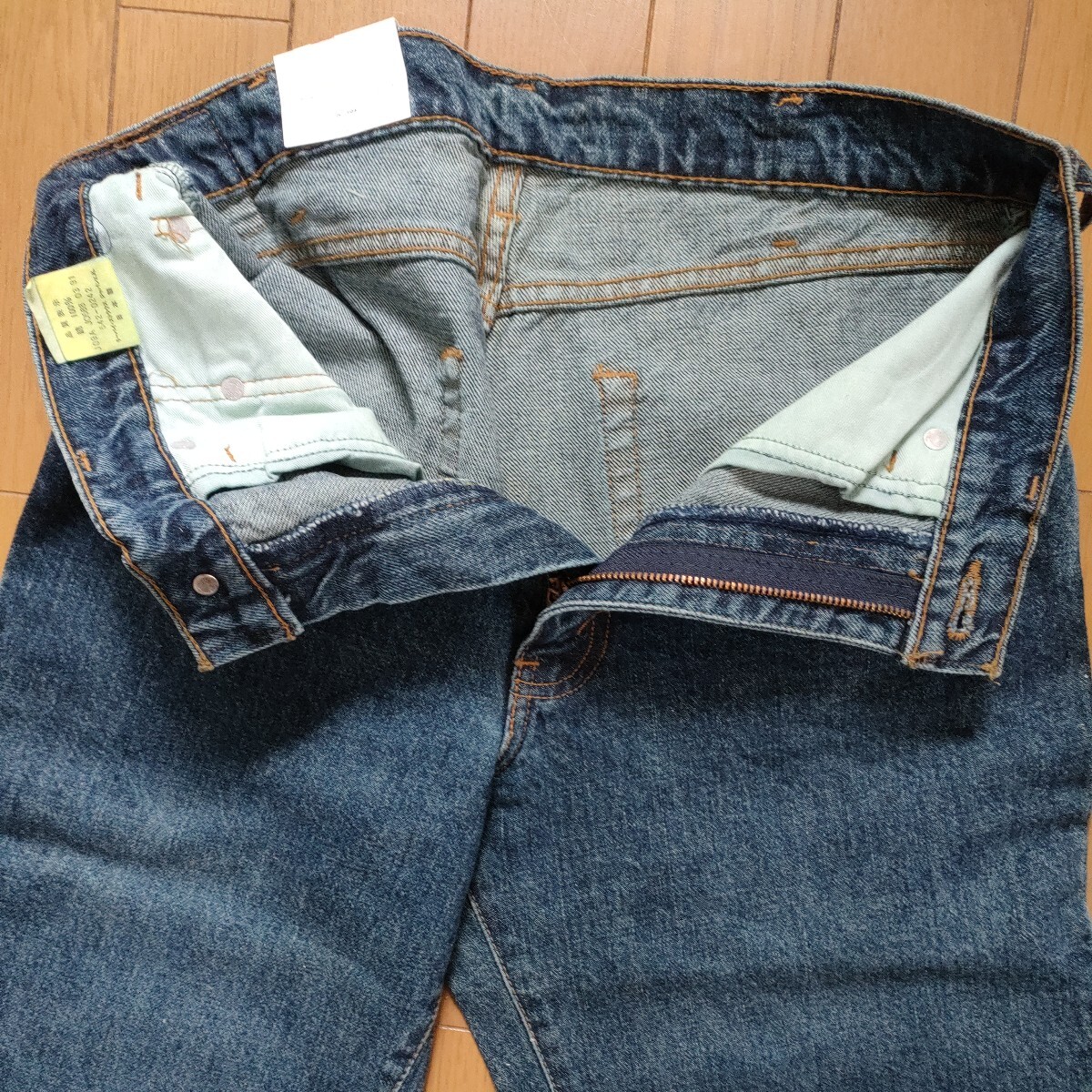 90s.Levi's.542−02AW.WEST.33.インチ.ワンウォッシュ.オールド.デニム.希少.日本製.新品未使用品._画像6