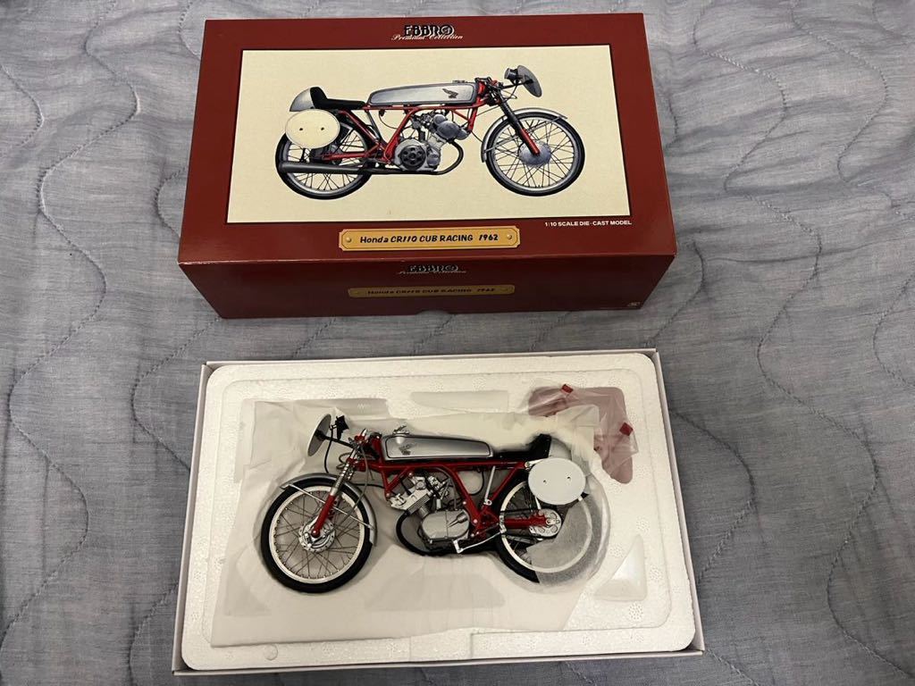 新品,アウトレット品,1/10 エブロ ホンダ CR110 カブ レーシング 1962 EBBRO CUB RACING レッド RED