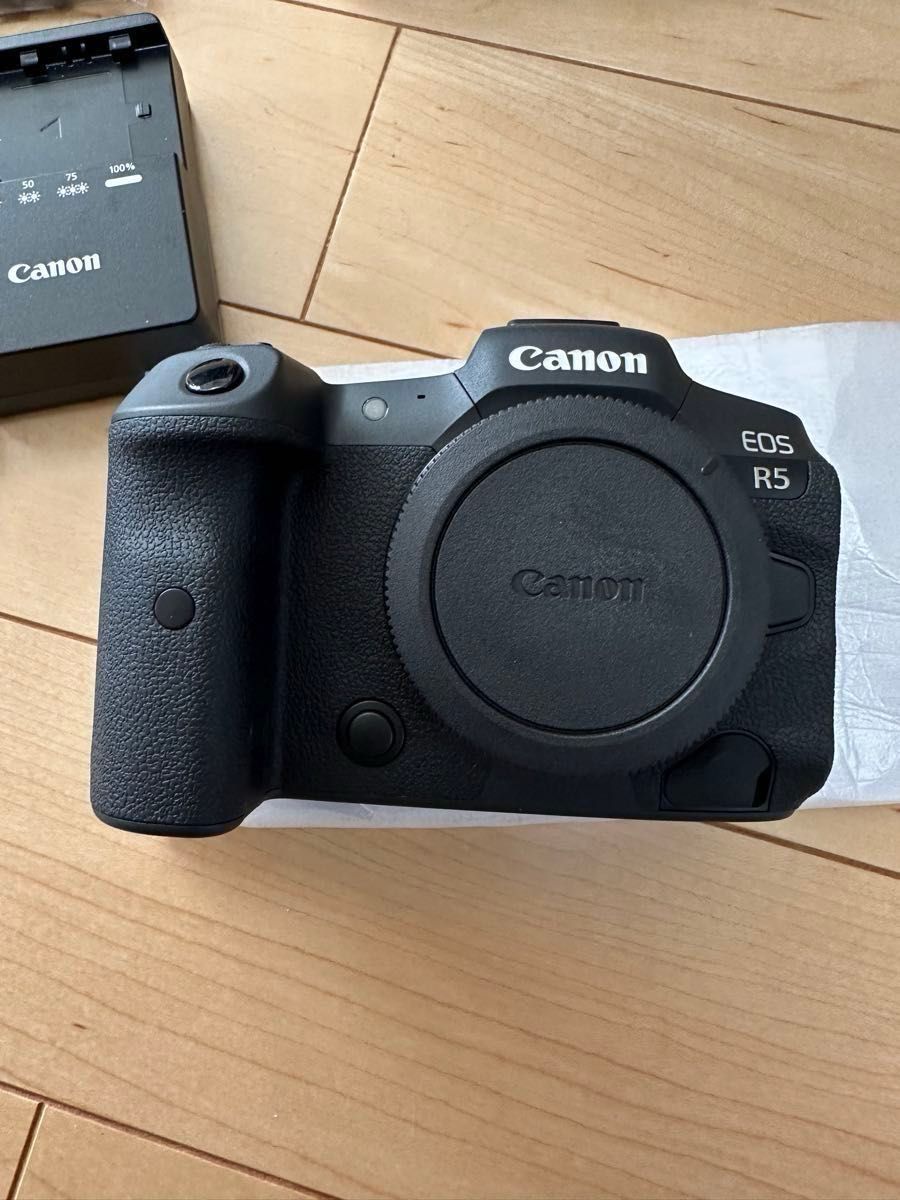 専用　キャノン　Canon EOS R5 ボディ  予備純正バッテリー付き　長期保証付き　その1