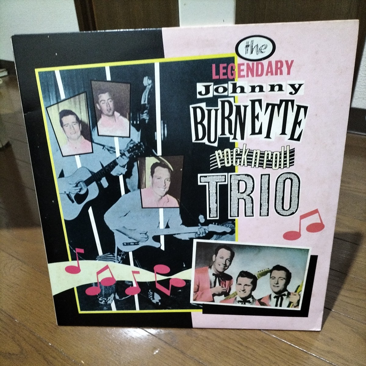 50s ピュアロカビリー　Johnny Burnette Rock and Roll trio 輸入盤中古レコード2枚組　Charly 再発 LP_画像1