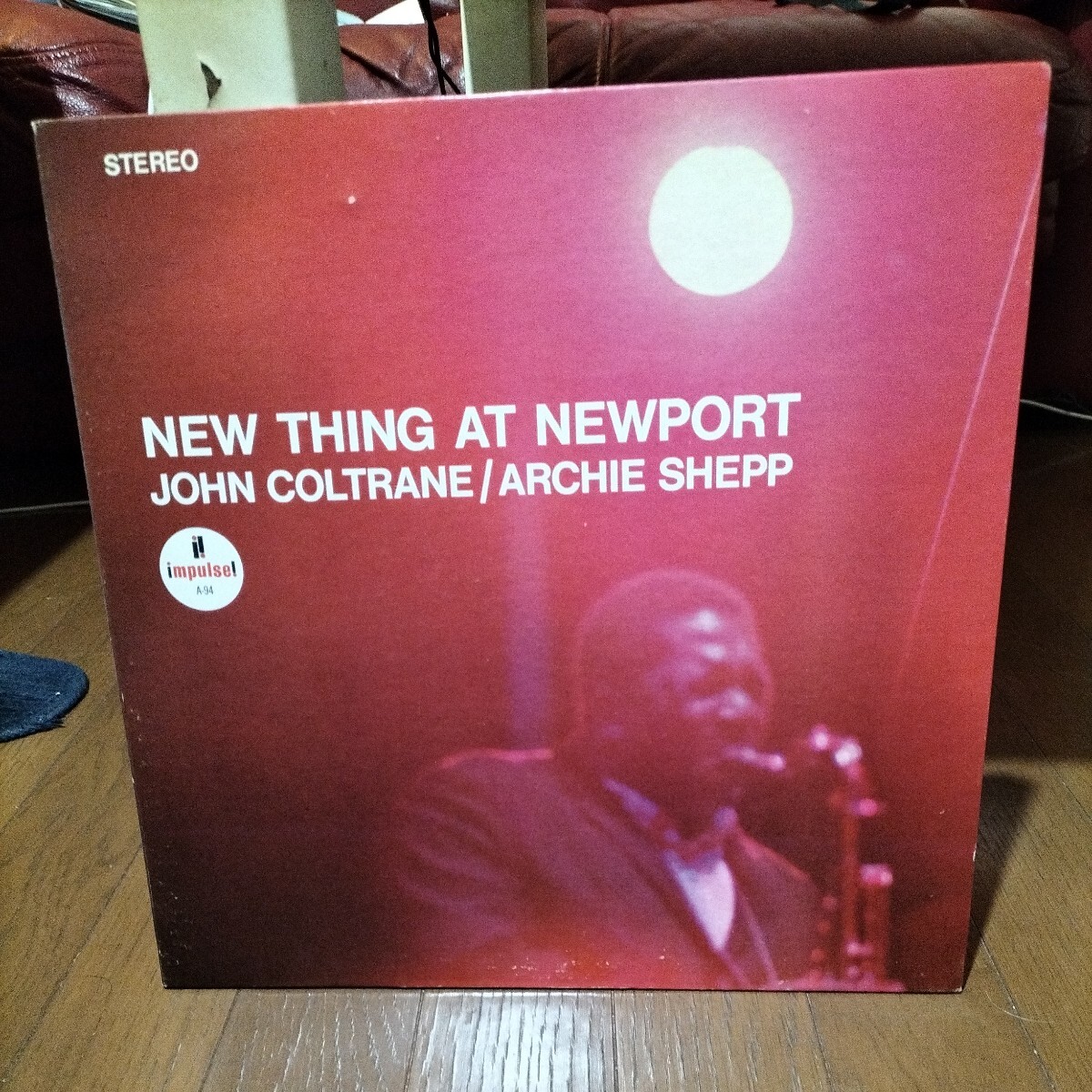 ジャズ輸入盤中古レコードJohn Coltrane Archie Shepp New thing at Newport Impulse ジョン・コルトレーン、アーチー・シェップ Jazz_画像1