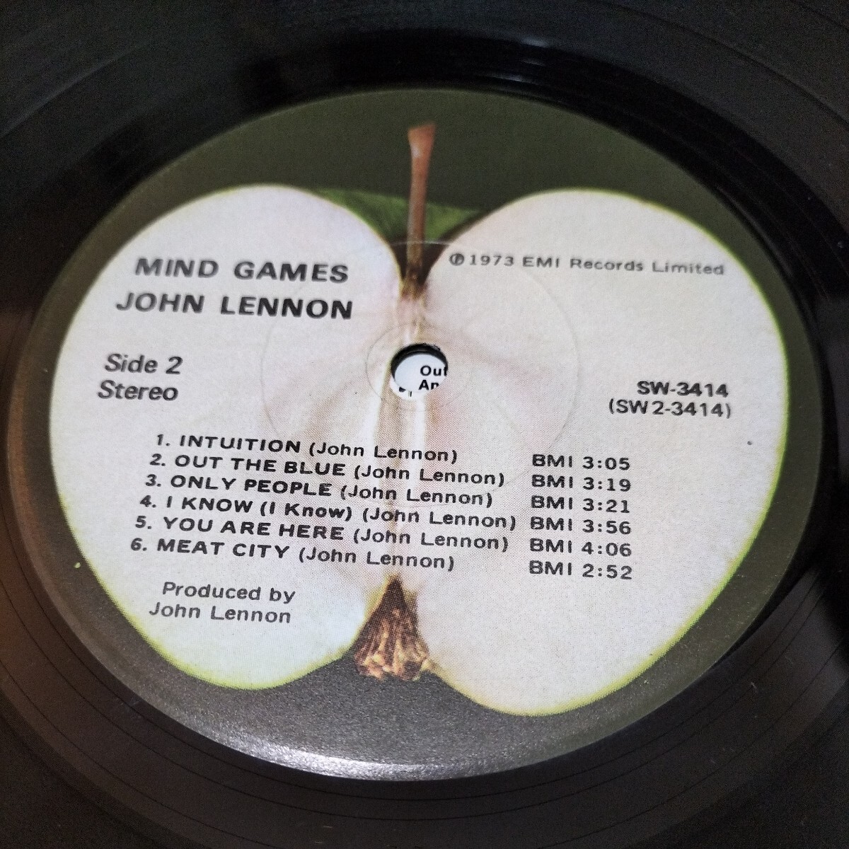 ロック名盤　ジョン・レノン　Mind Games 米国輸入中古レコード　LP　John Lennon_画像4