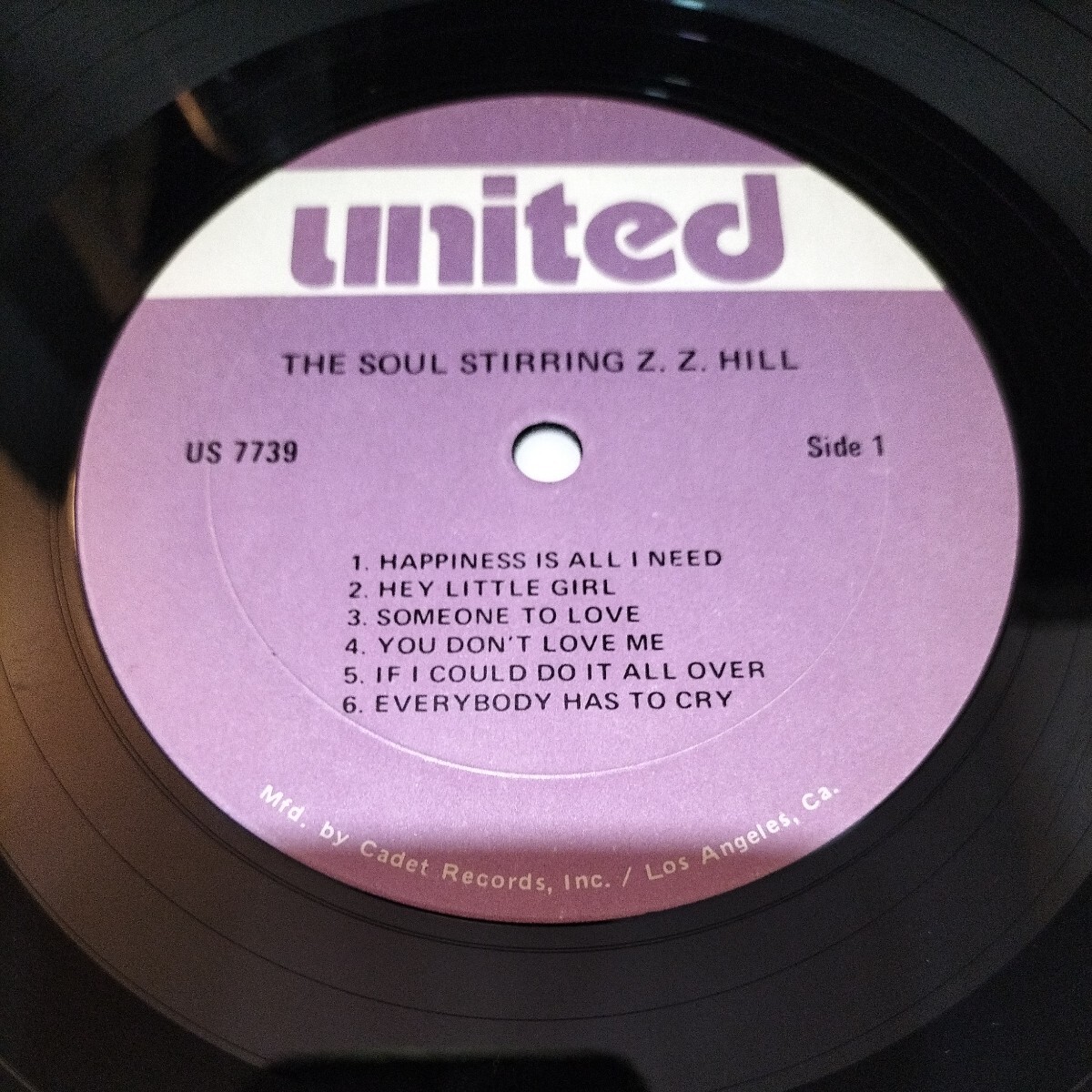 ソウル輸入中古盤レコード　ZZ Hill The Soul Stirring サザンソウル　シュリンク付き　_画像3