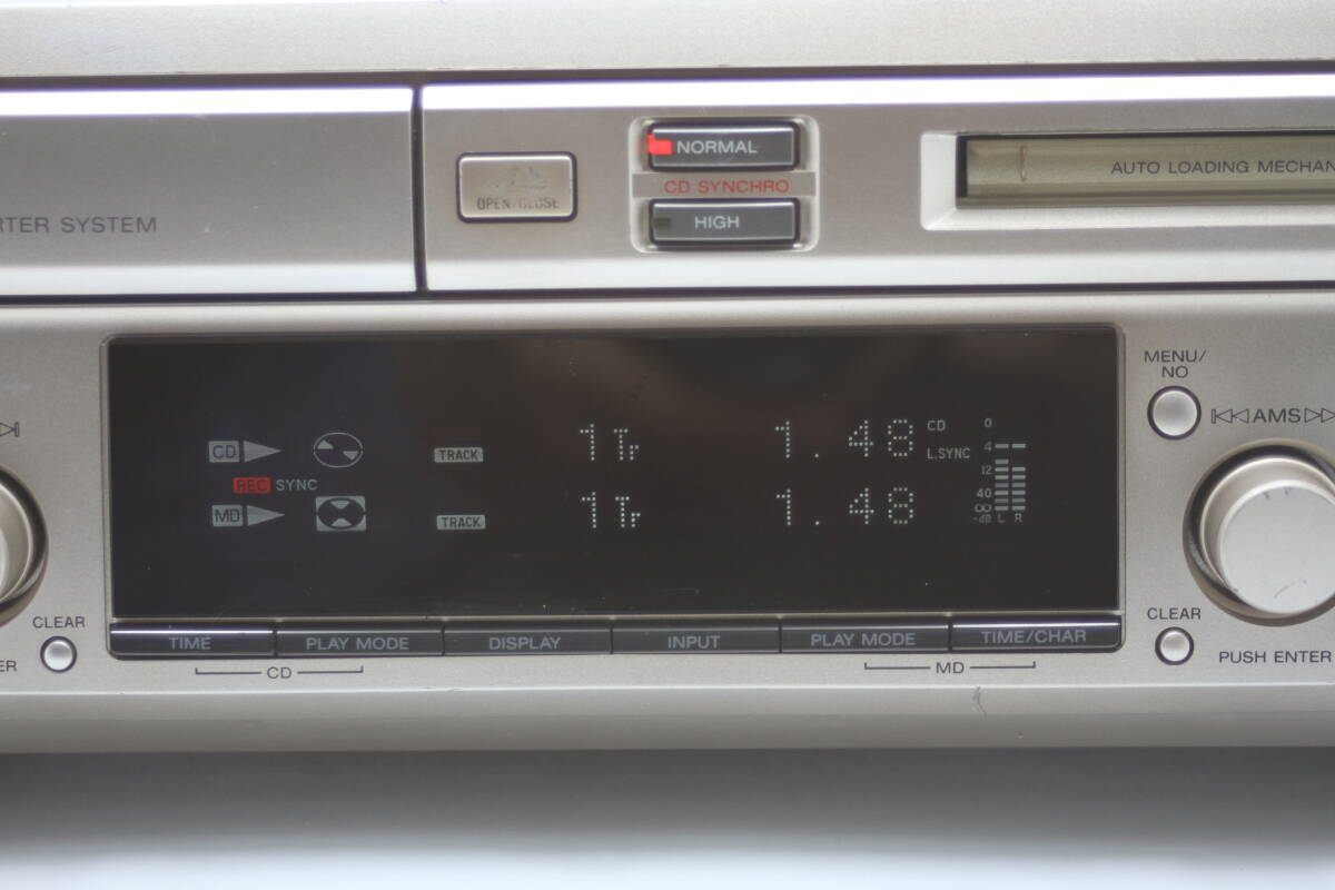  ソニー SONY MXD-D40 CDプレーヤー　MDレコーダー 