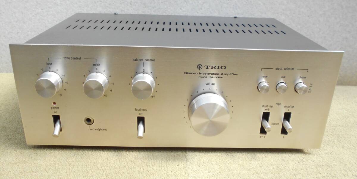 3-4　TRIO KA-3300 プリメインアンプ_画像1