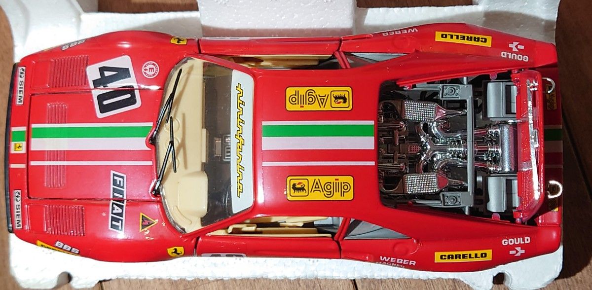 【匿名配送】BBURAGO ブラーゴ 1/24 FERRARI GTO 1984 RALLY フェラーリ OutRun【送料込】