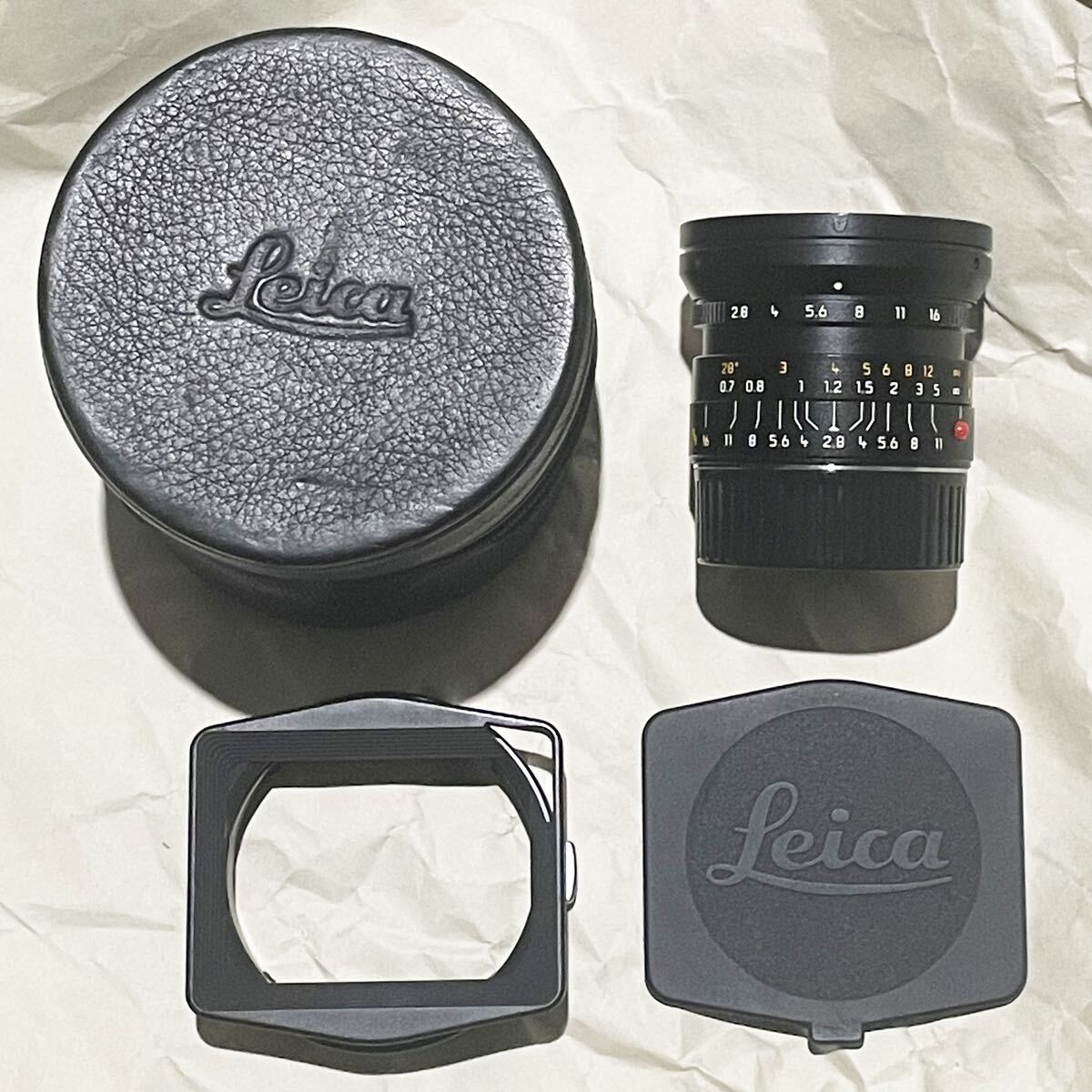ライカ Leica ELMALIT-M エルマリート 24mm f2.8 ASPH 6bit 純正フード_画像10
