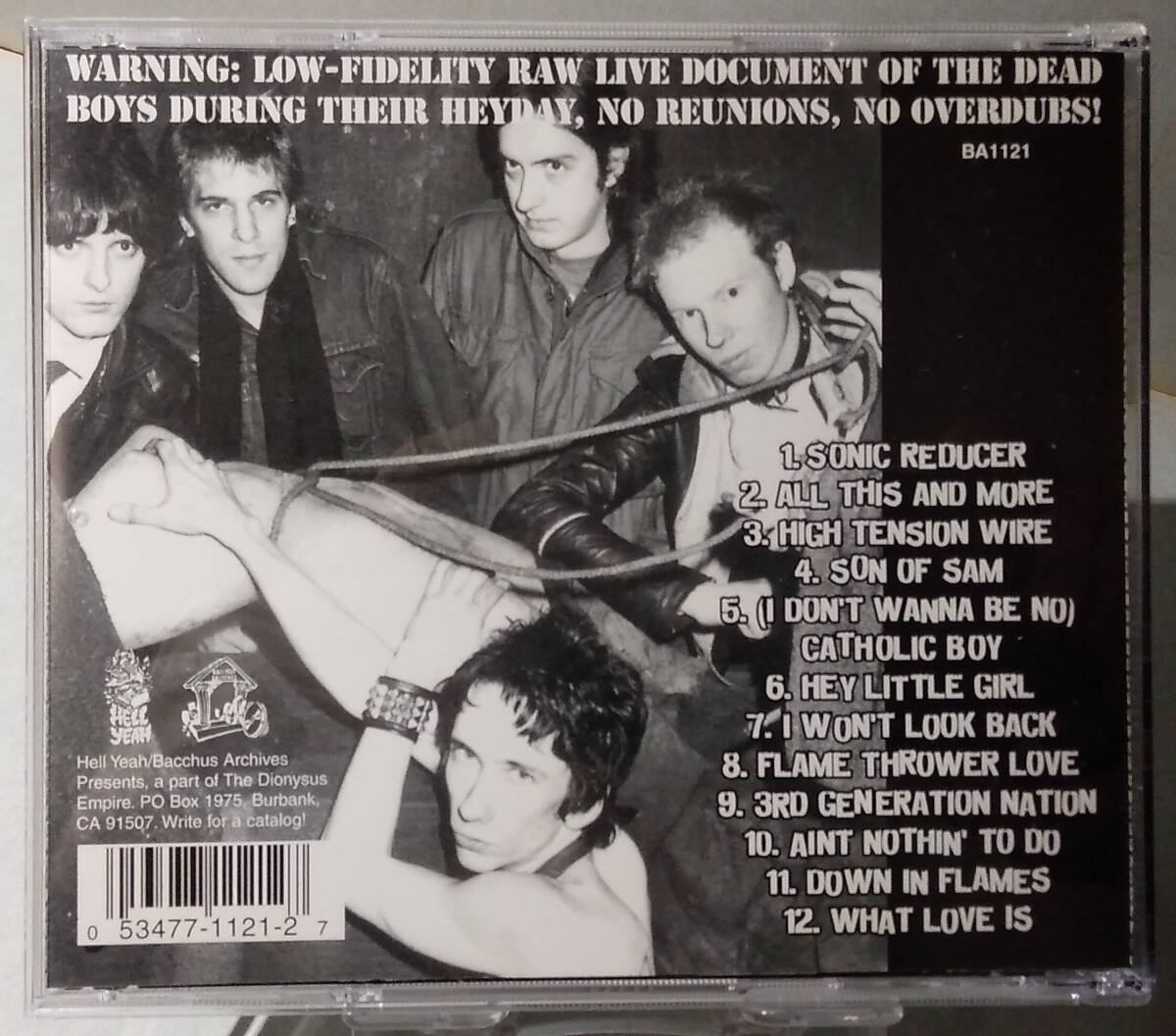 ★ デッド・ボーイズ『 Twistin' On The Devil's Fork: Live At CBGB's 1977 & 1978 』THE DEAD BOYS ★_画像2