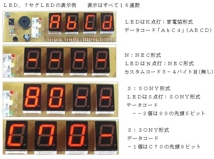 ＰＩＣマイコン応用キット★赤外線リモコン信号解析と発信の画像2