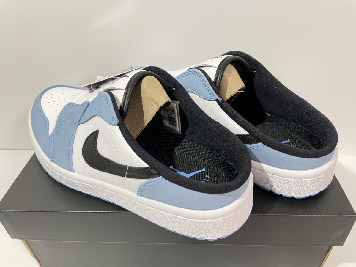 [ бесплатная доставка ][ новый товар ]NIKE AIR JORDAN 1 GOLF MULE Nike воздушный Jordan 1 Golf шлепанцы Uni балка City голубой 