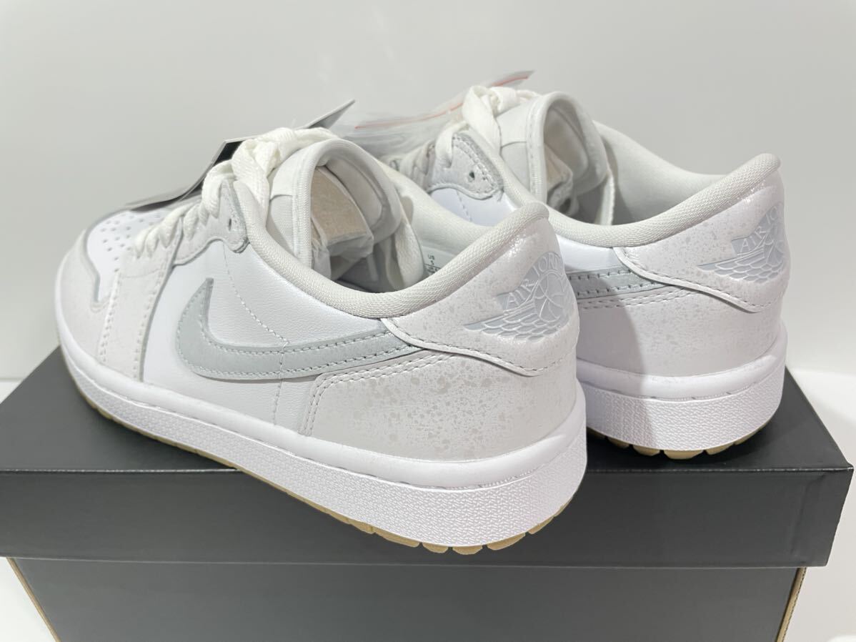 【送料無料】【新品】23.5㎝　Nike Air Jordan 1 Low Golf White Gum ナイキ エアジョーダン1 ロー ゴルフ ホワイトガム _画像4