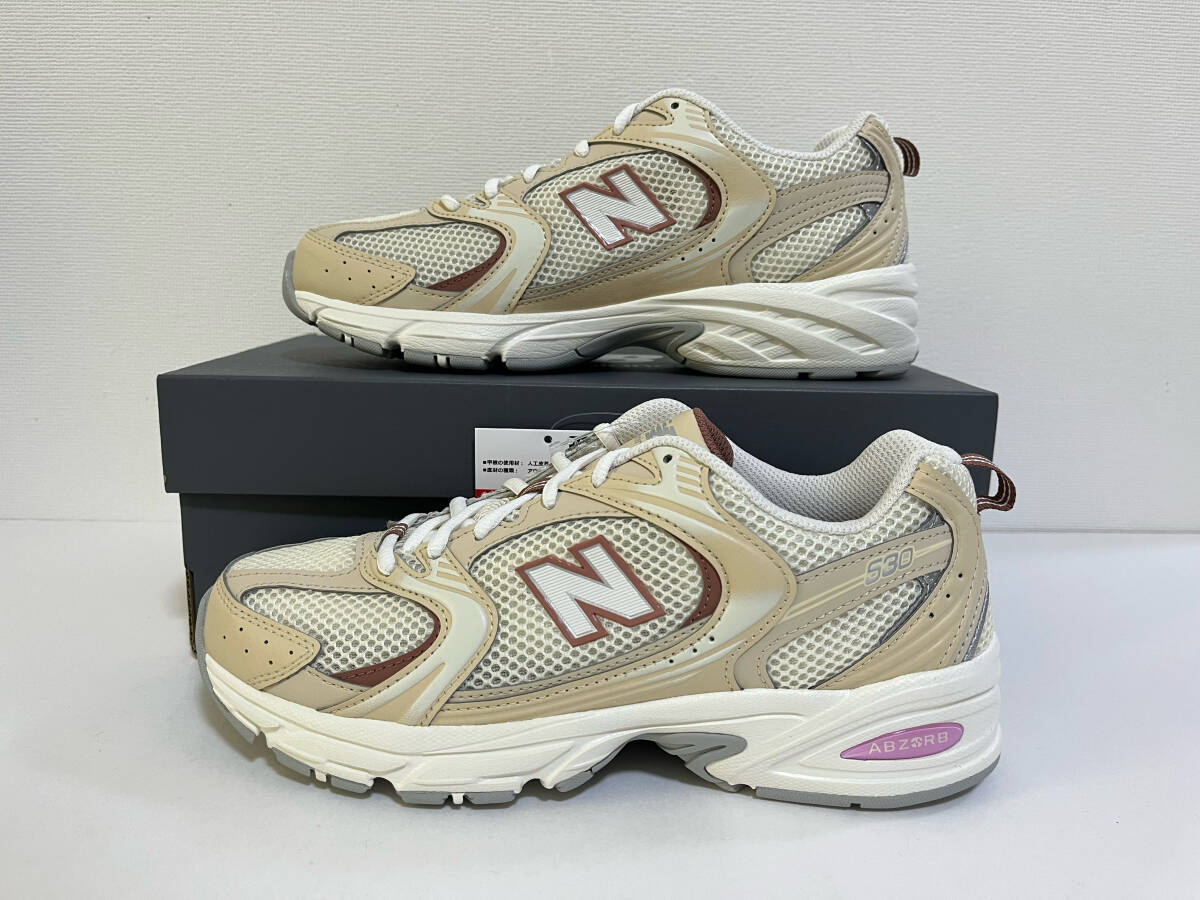 【送料無料】【新品】24.5cm 別注モデル【New balance for emmi】MR530EMS ニューバランス　エミ別注　MR530　ベージュ