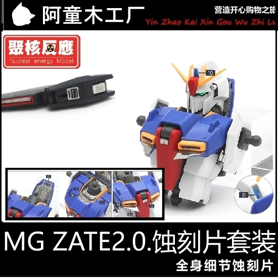 ☆1/100 MG ZガンダムVer2.0専用 エッチング改造キット　メタルタイプ　Zガンダム　カミーユ　アムロ_画像1