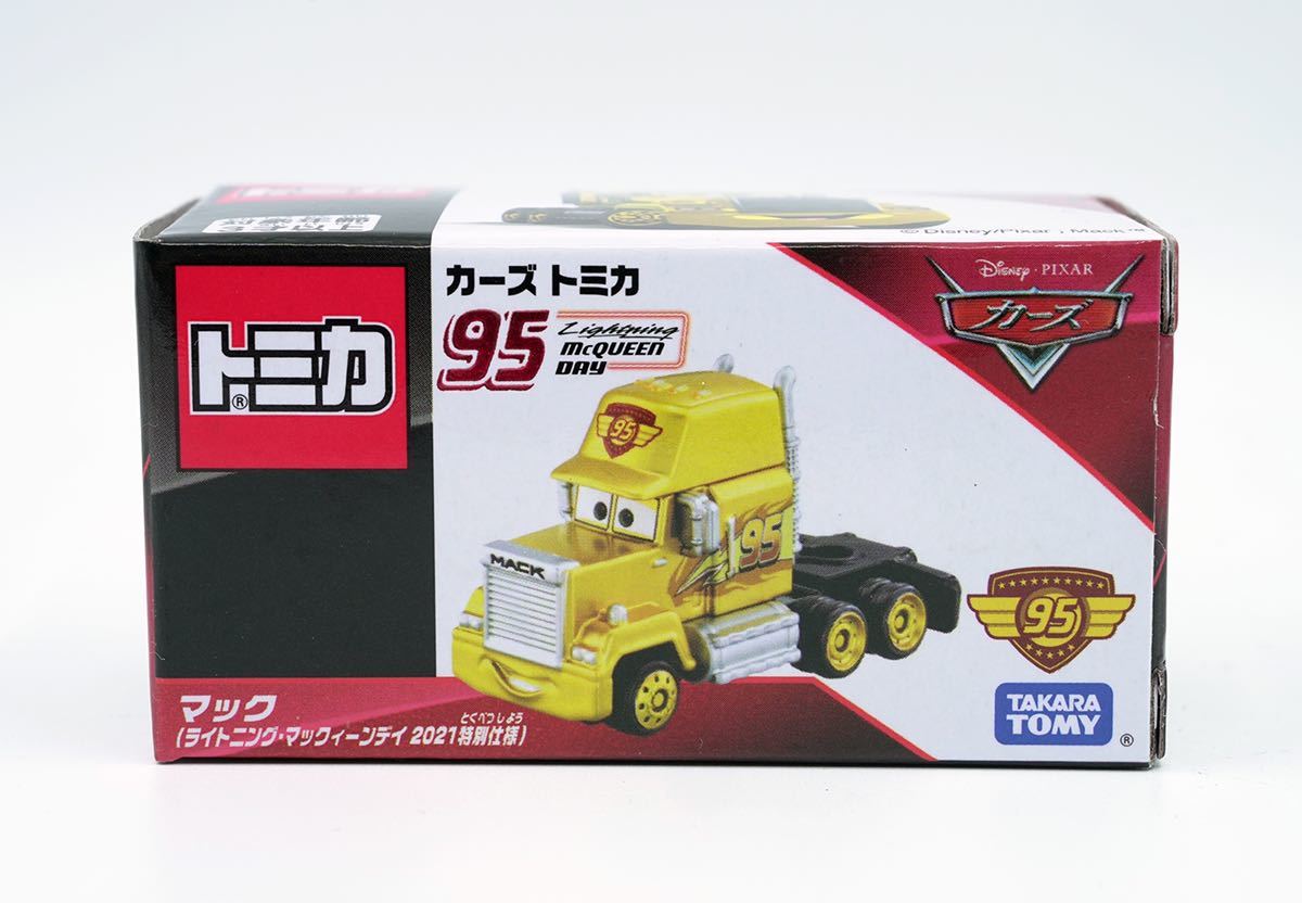 新品 トミカ カーズ タカラトミーモールオリジナル カーズ トミカ マック(ライトニング・マックィーンデイ 2021特別仕様)_画像1