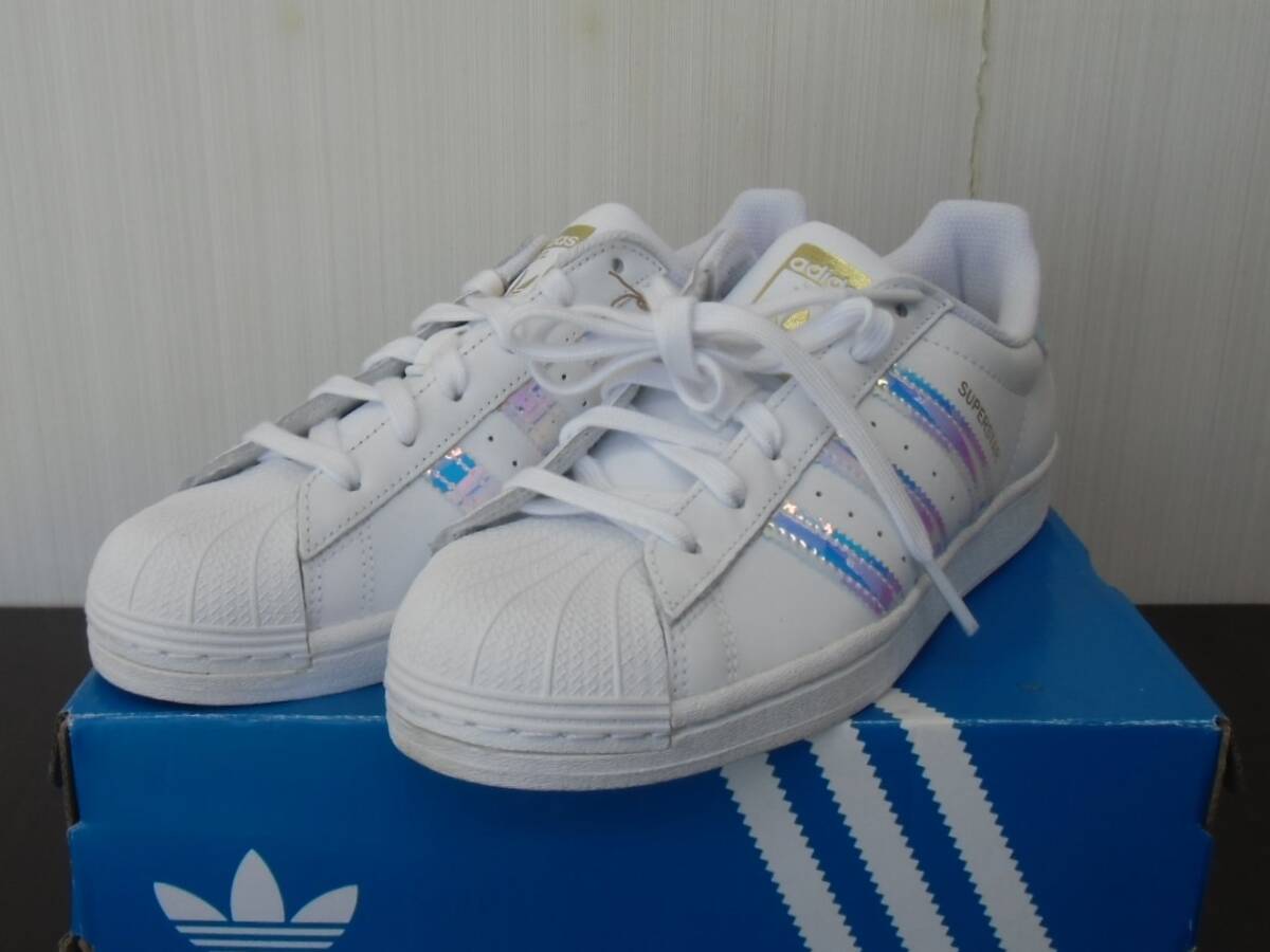 未使用 アディダスオリジナルス スーパースター スニーカー 24.5cm adidas originals レディース SUPERSTAR FX7565の画像1