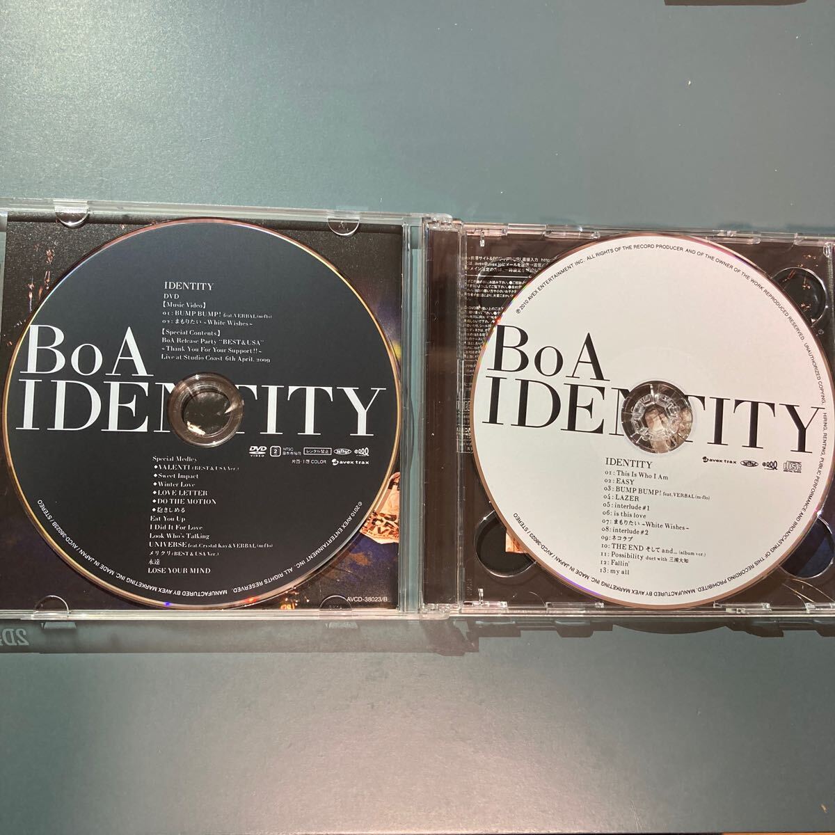 【帯付CD+DVD】BoA／IDENTITY 初回盤_画像3