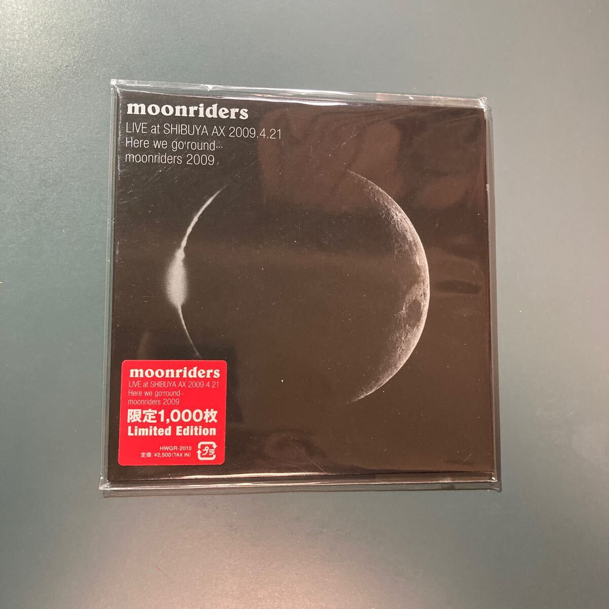 【限定1,000枚/紙ジャケCD】ムーンライダーズ ★moonriders LIVE at SHIBUYA AX 2009.4.21 Here we go round... 美品_画像1