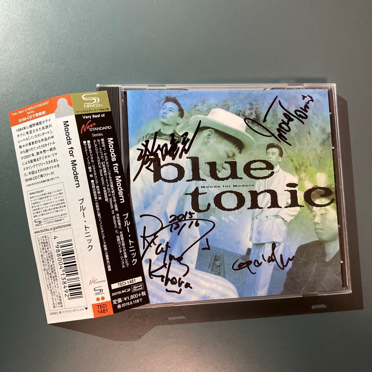 【帯付SHM-CD/サイン入】ブルートニック blue tonic／Moods for Modern TECI-1481の画像1