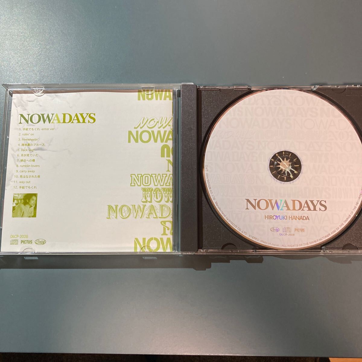 【帯付CD/美品】花田裕之／NOWADAY DLCP2028_画像3