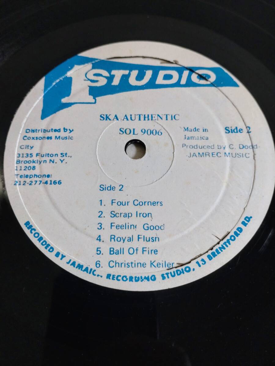LP レコード SKA Authentic Original Ska-Talites From Jamaica/Studio 1 スカタライツ/ ジャマイカ盤 スカ ダブ レゲエ_画像4