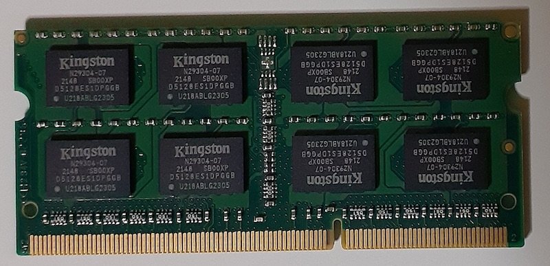 4400 Macで動作確認済み ノート用メモリ PC3L-12800 DDR3L-1600 8GB 1枚 Kingston Mac/Win_画像2